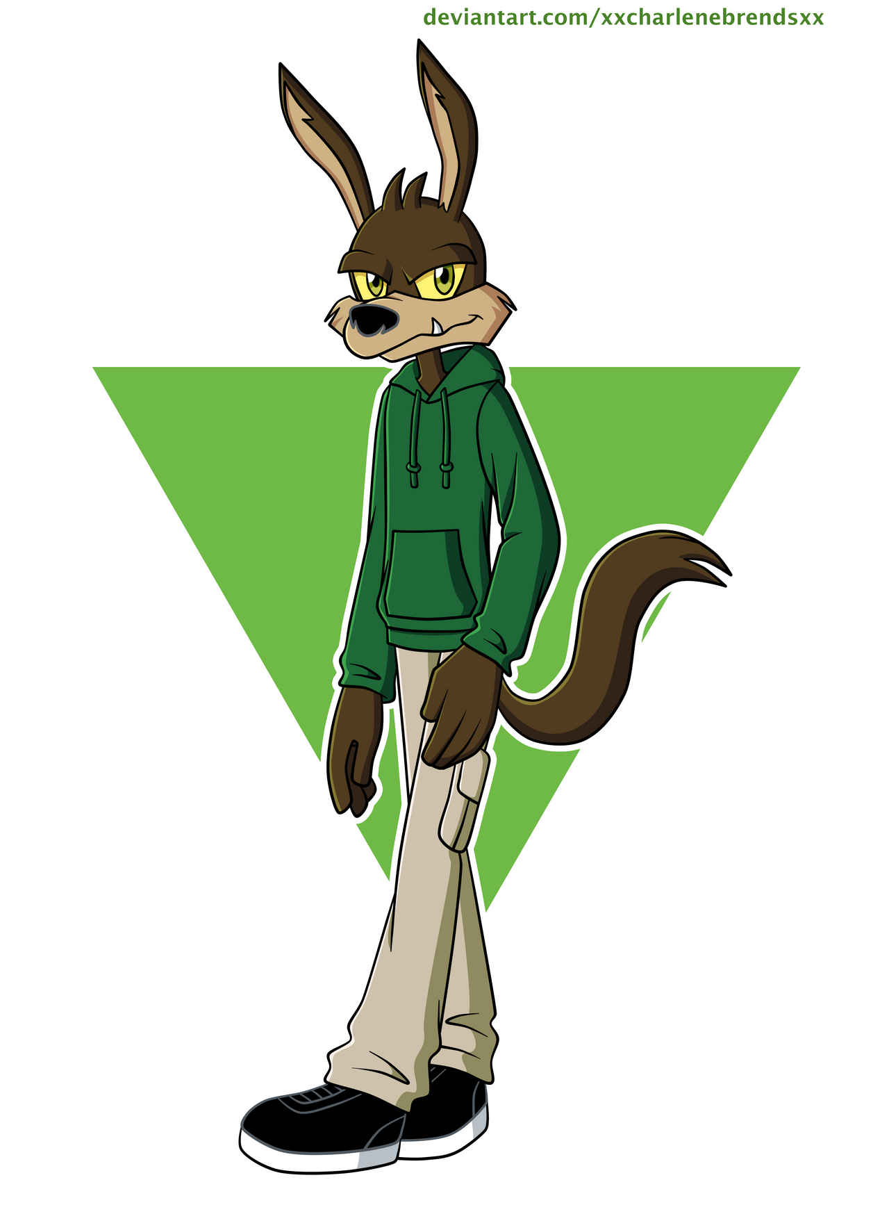 Tech E. Coyote - casual by xXCharleneBrendsxX on DeviantArt