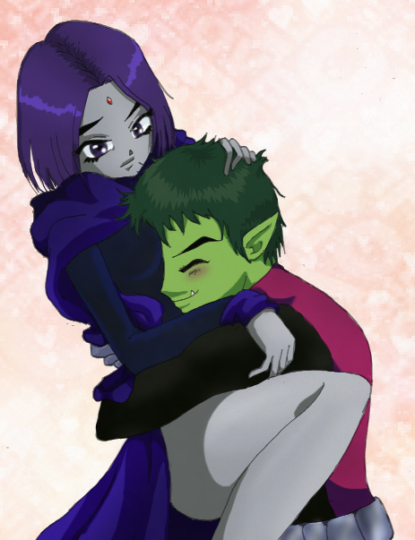 Raven Beast Boy By Magzo On Deviantart