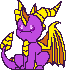 Chibi Spyro pixel