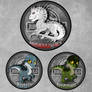 Jurassic World badge pack