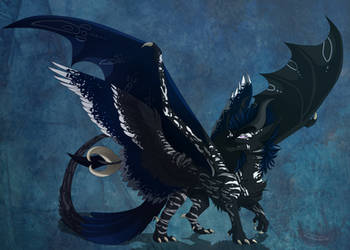 Eldarwyn the dragon by Anais-thunder-pen