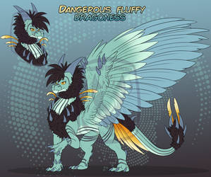 Adopt Dangerous fluffy dragoness ( Open )