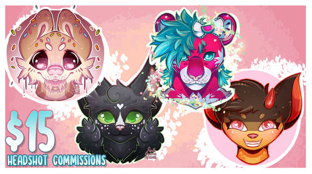 Headshot Commissions .:OPEN:. - NEW DEAL!