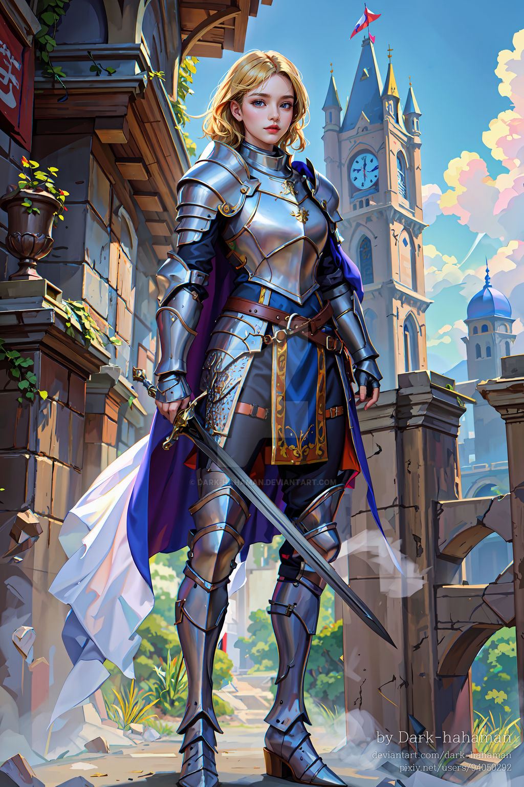 Knight Riger Girl Knight girl 185 by Dark-hahaman on DeviantArt