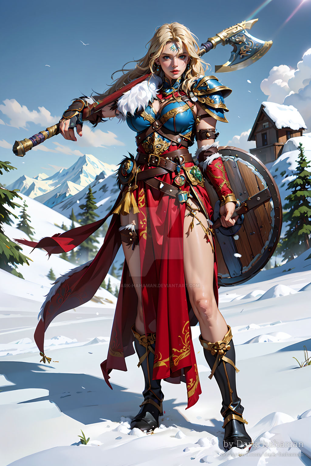 Shieldmaiden Rune Viking Shieldmaiden by Dark-hahaman on DeviantArt