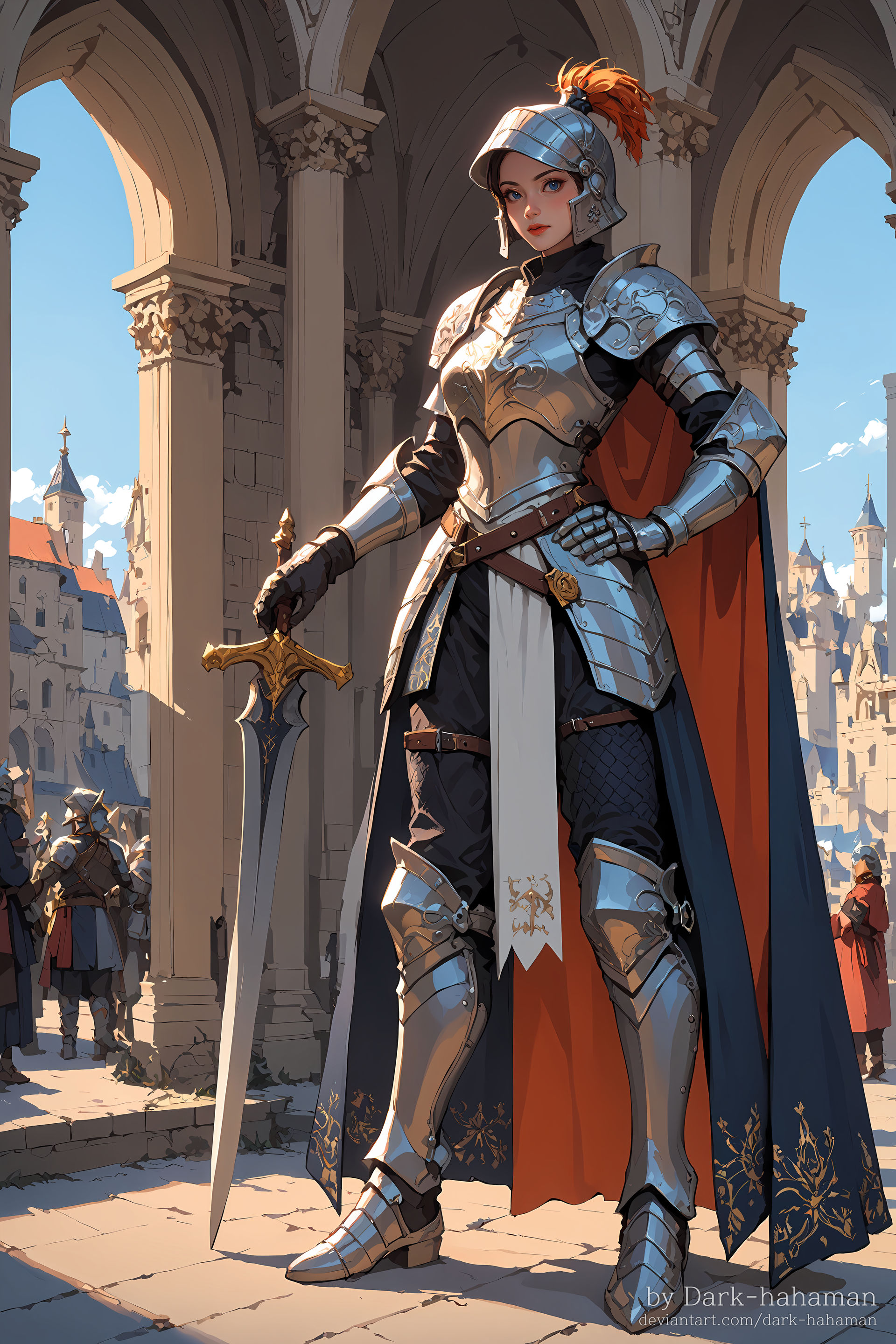 Knight Riger Girl Knight girl 217 by Dark-hahaman on DeviantArt