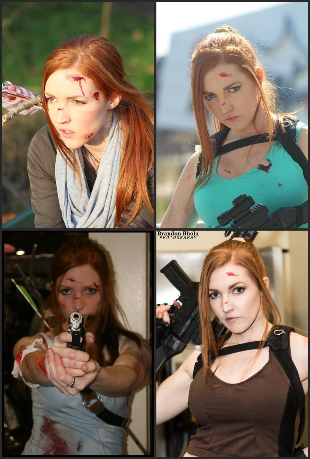 The many faces of Lara Croft