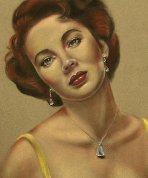 Elizabeth Taylor Portrait by wbmstr