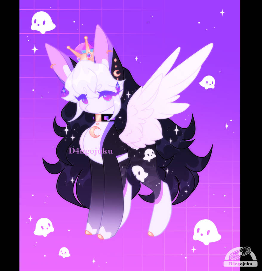 Queen Boo Rabbid Queen Boo - Mario Themed Adopt {CLSE} || MLP Adopt by D4ngojuku on ...