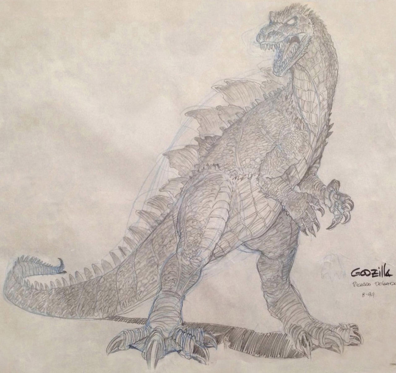 Godzilla Design Godzilla 1998 scrapped design by Dwaynethedreamer2004 on DeviantArt