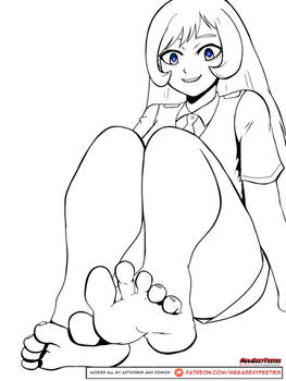 My Hero Academia - Worship Nejire Hado's feet