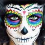 Sugar Skull Makeup face paint Tutorial