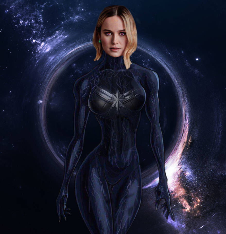 Symbiote Captain Marvel by glass1623 on DeviantArt