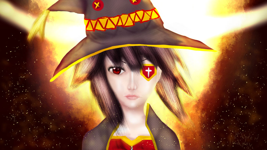 Megumin explosion by KaydenIvanov on DeviantArt