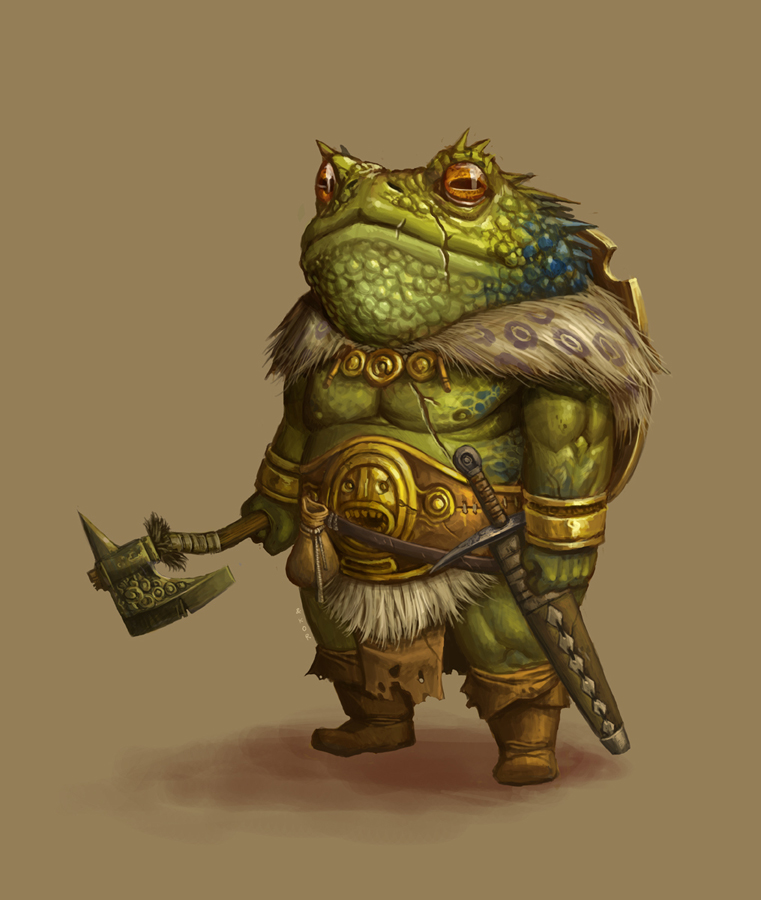 CONCEPT : Toad warrior