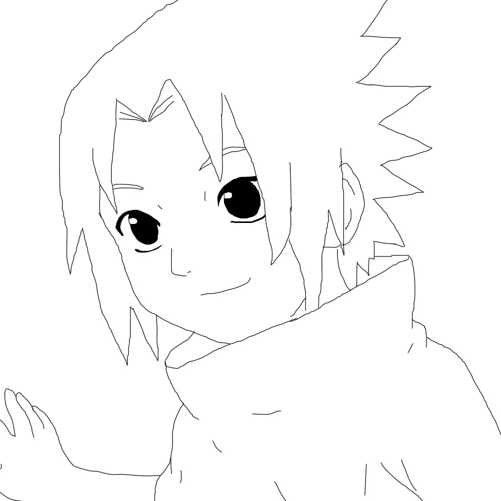 Sasuke Line Trace Sasuke Line Art by nami-hyuga on DeviantArt