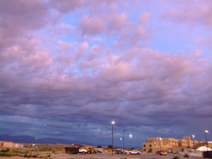 cotton candy clouds