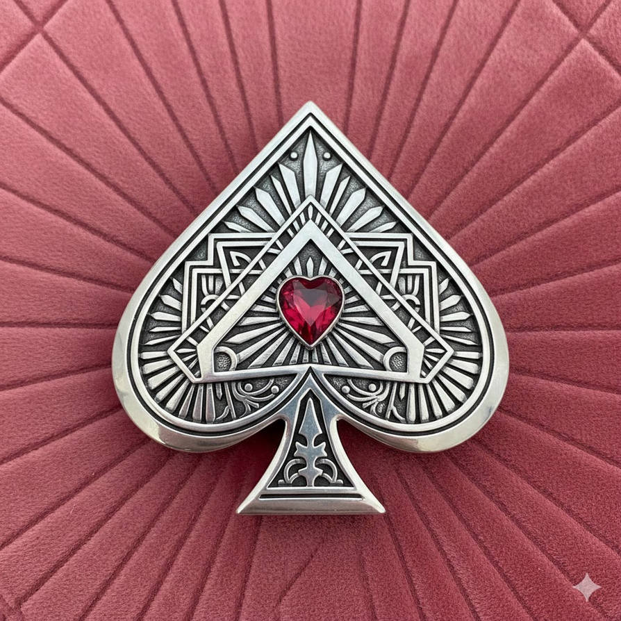 Rose and Silver Spade by MarsVelvet on DeviantArt