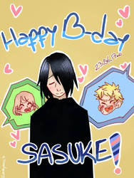 HAPPY B-DAY SASUKE-TEME!3