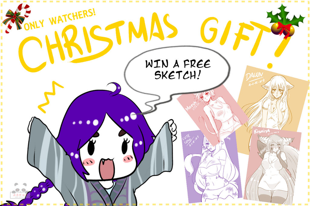 CHRISTMAS GIFT! [WIN A FREE SKETCH!] [CLOSED]
