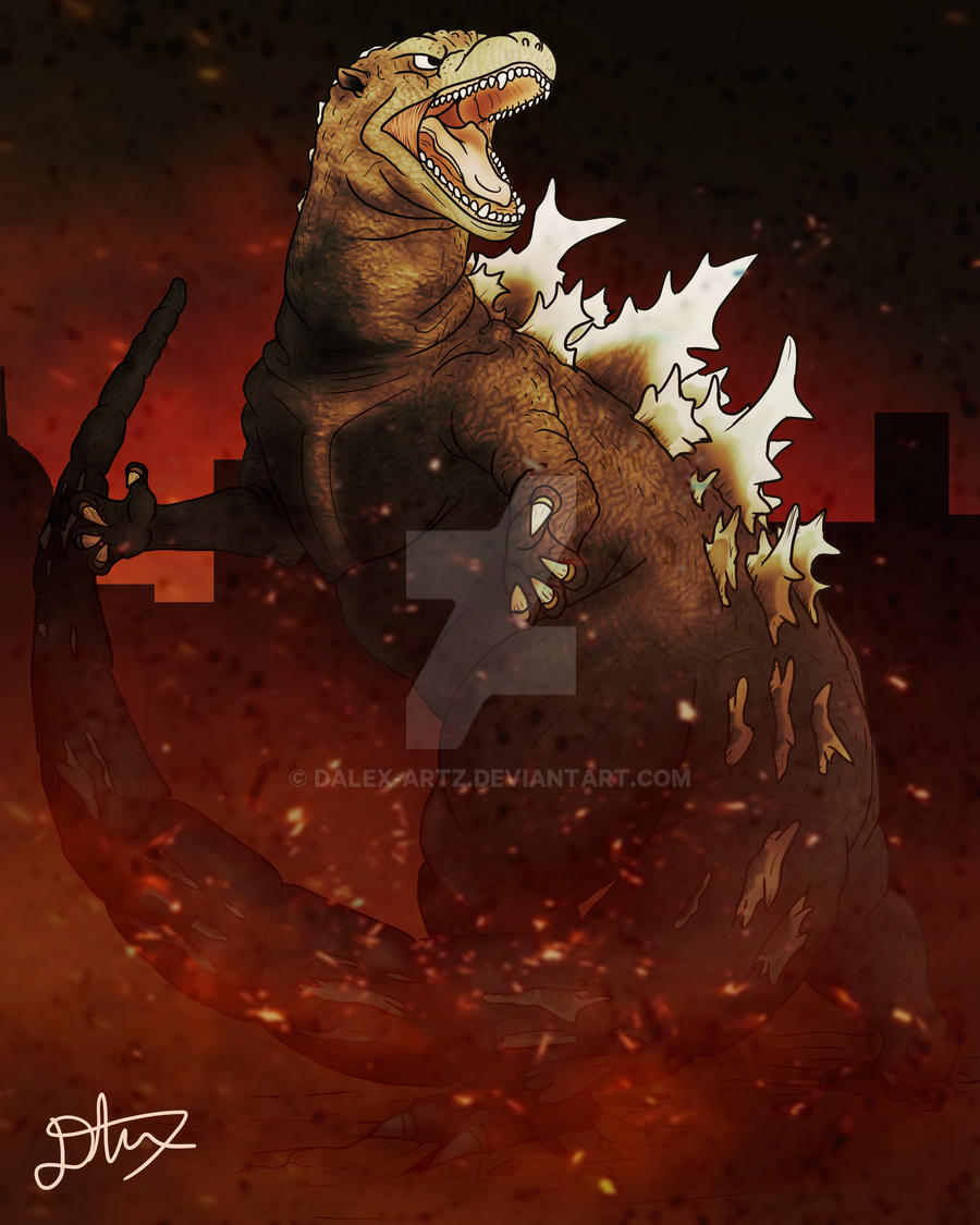 Godzilla Design Fan Art Di Godzilla 1954 The Evolution Of Godzilla: 70 Years Of Design
