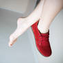 My feet up the air