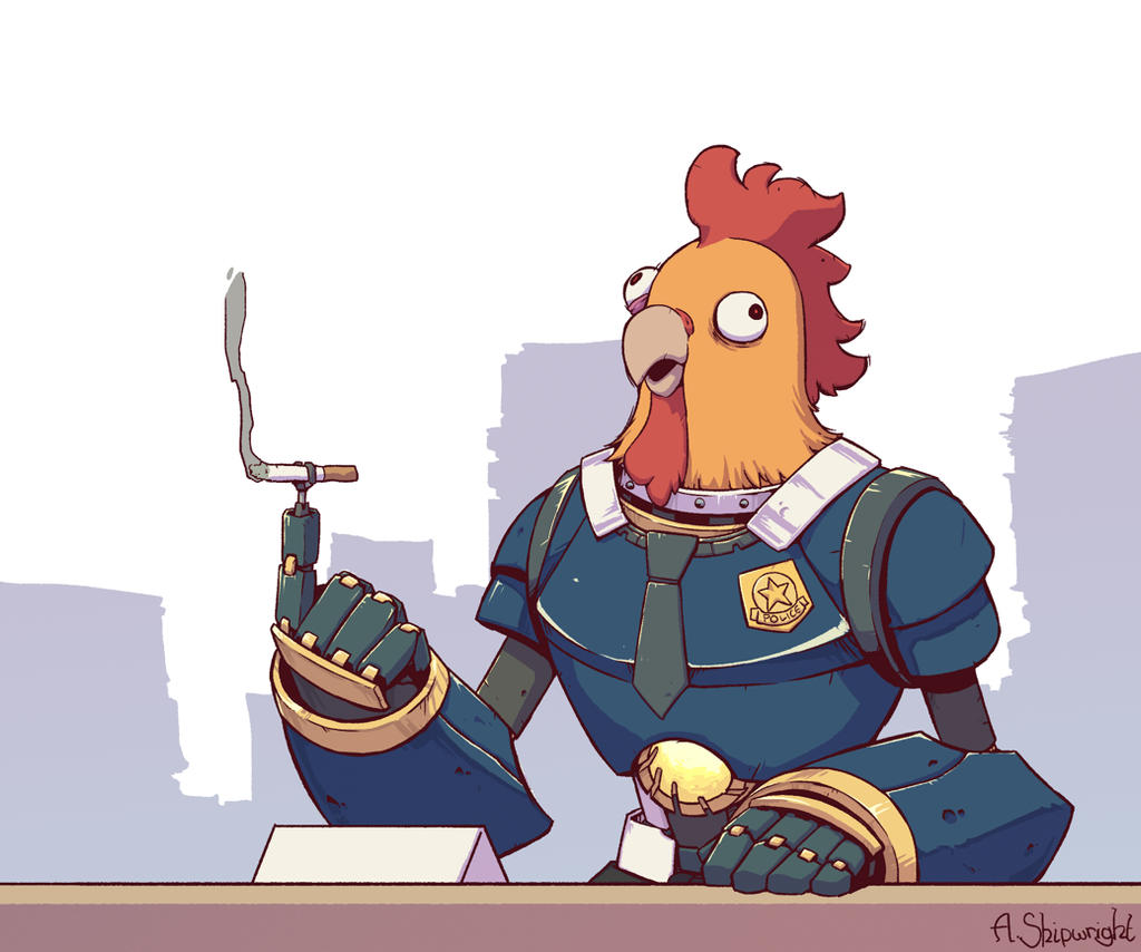 Inspector Chickenhead by ashpwright on DeviantArt