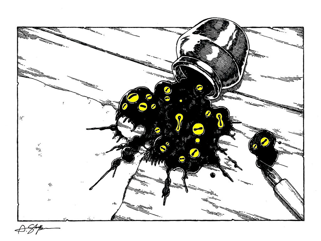 Ink Monster by ashpwright on DeviantArt