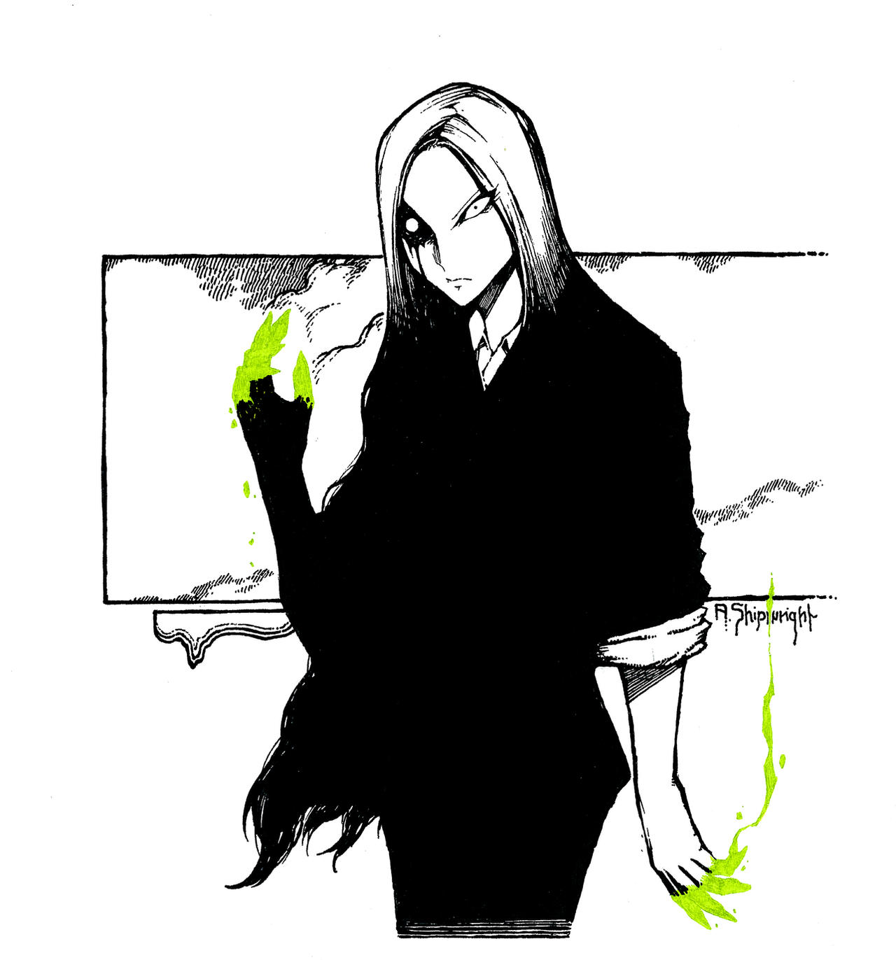 Poison Hand User Poison Finger by ashpwright on DeviantArt