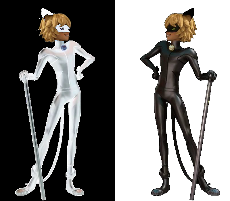 Chat Noir And Chat Blanc By Kenderline On Deviantart Chat Noir And Chat Blanc By Kenderline On Deviantart