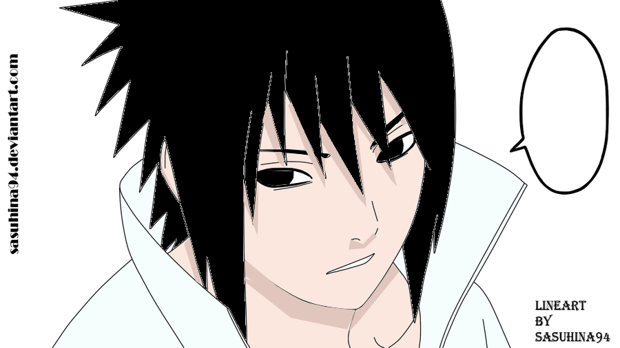 Colored sasuke