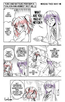 A short DDLC comic: Blame