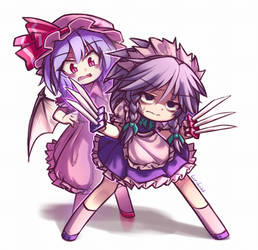 Sakuya Protecting Remilia