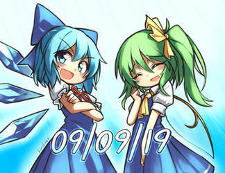 Cirno and Daiyousei