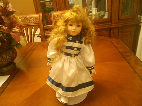 salior girl porclian doll