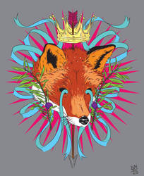 Fox in a crown 