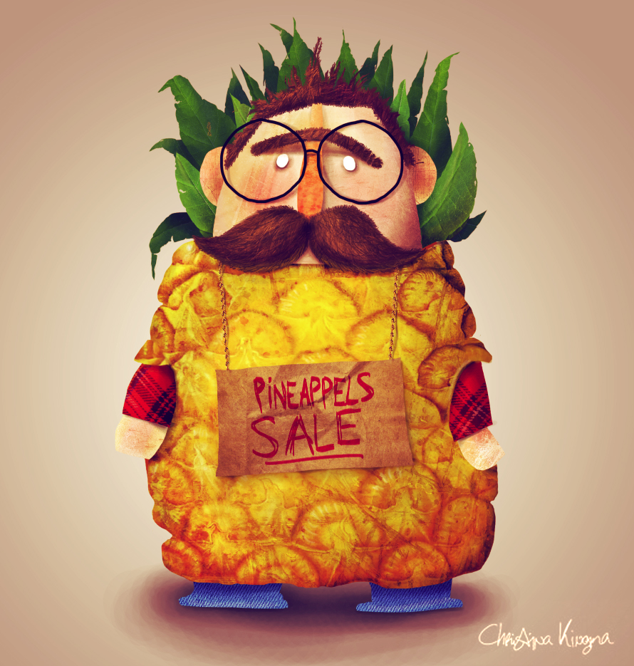 Pineapples sale