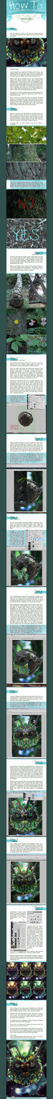 How to be creative with textures (Forest) by ChristinaKingma