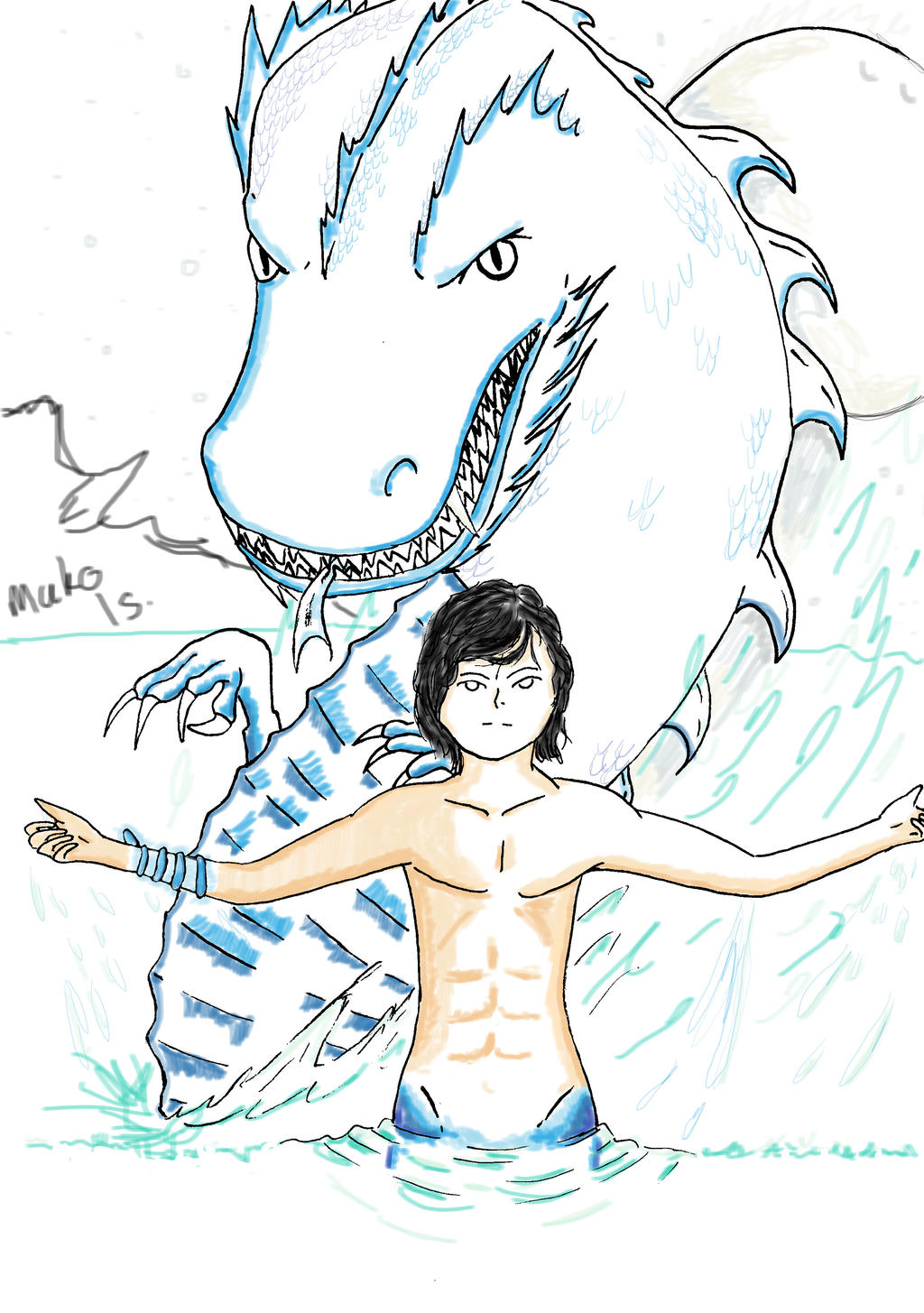 Zac in Merform- Mako Mermaids by Yugi-Dan-Yami on DeviantArt