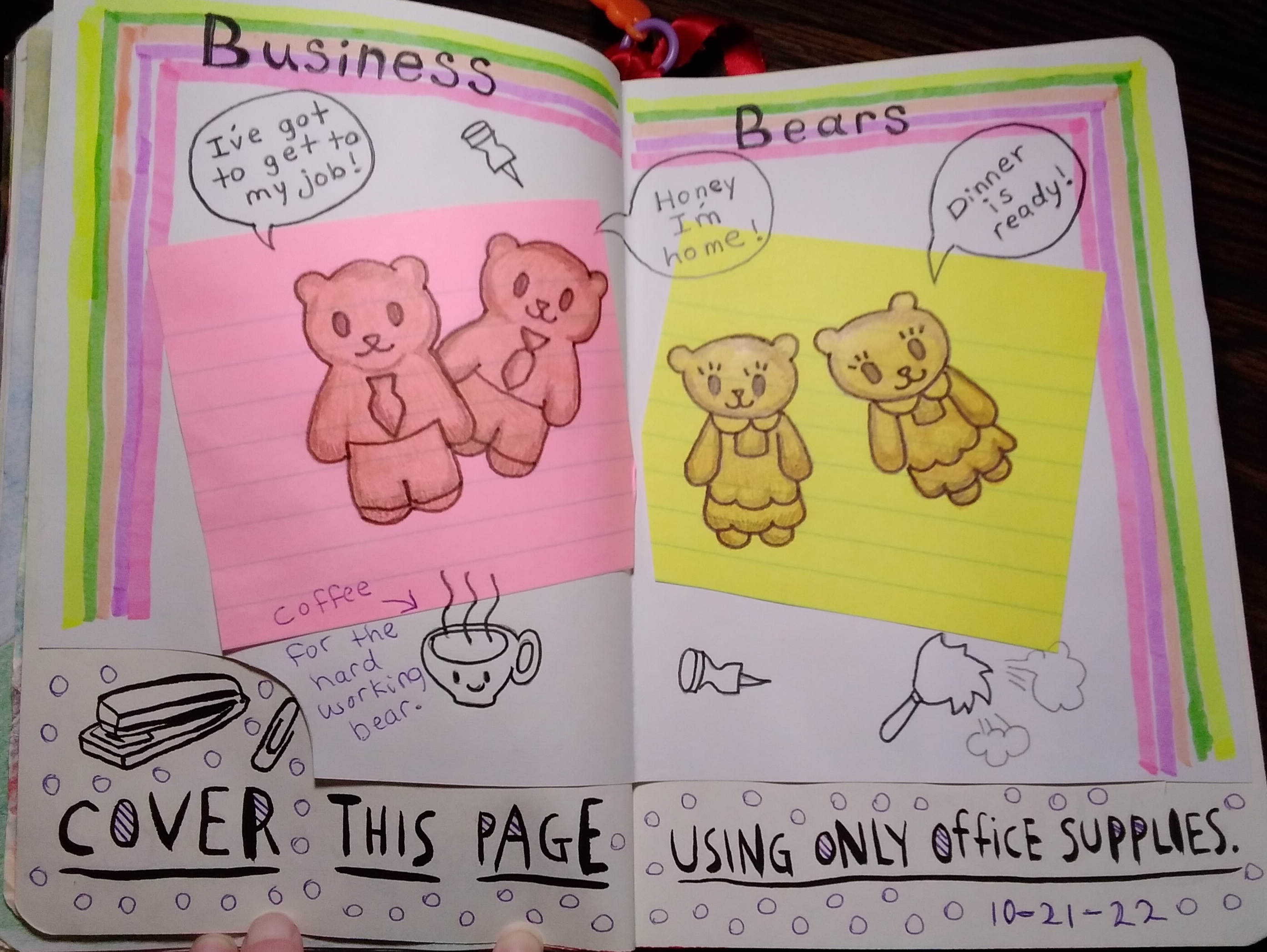 Wreck This Journal. Office Supplies by MidnightChyld on DeviantArt