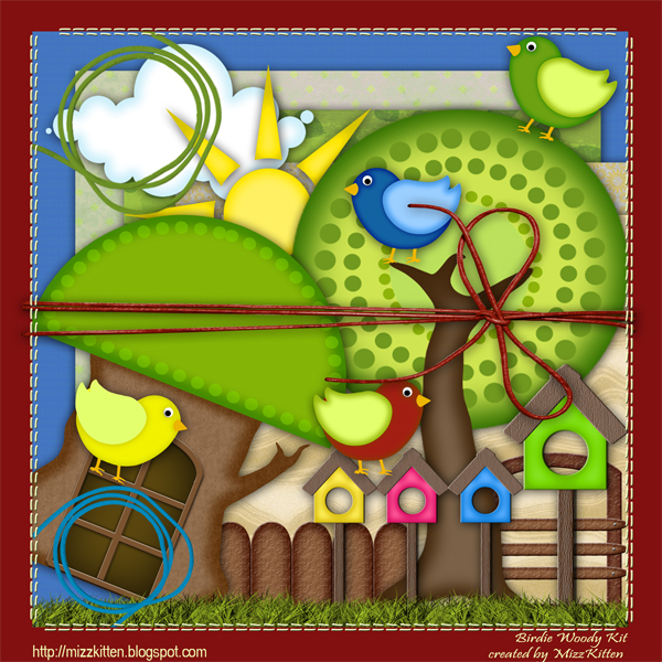 Birdie Woodie Scrap Kit