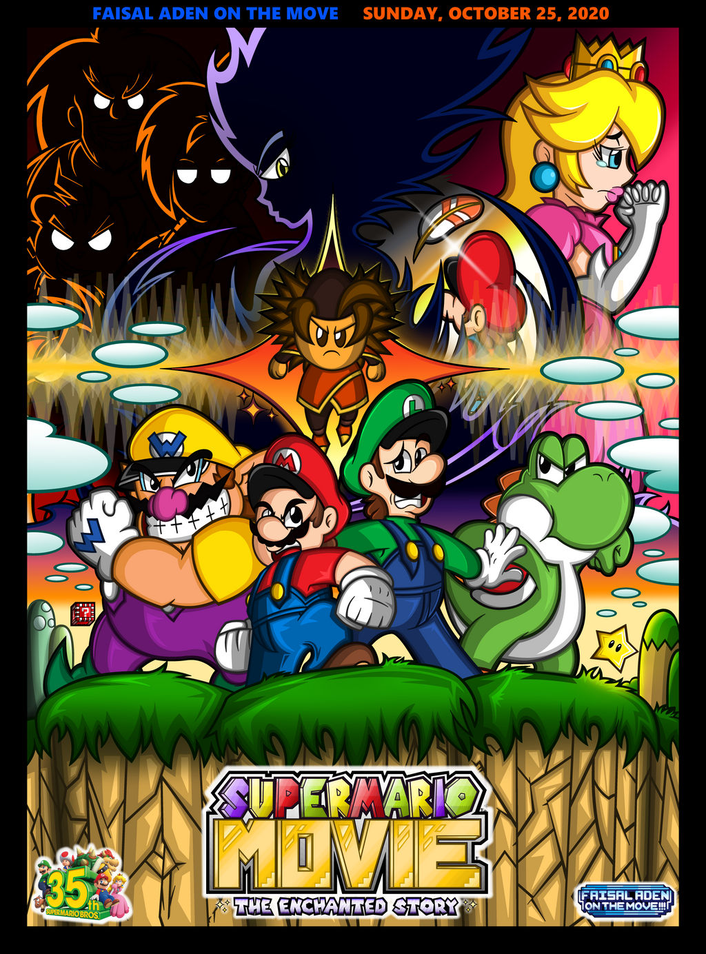 Super Mario 64 25th Year Edition Poster