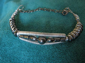 Hematite Bracelet - Wire wrapped