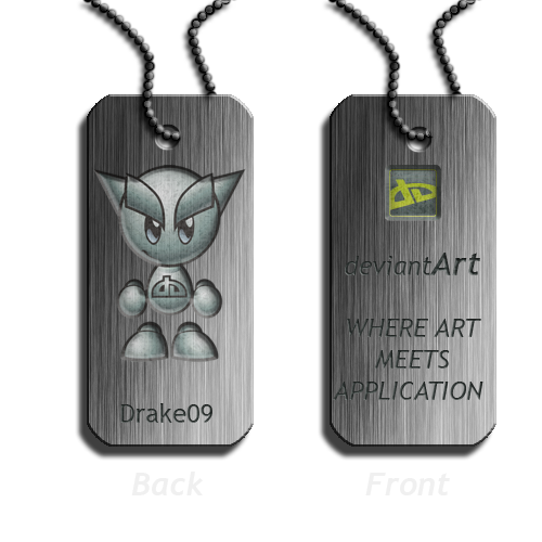 Dog Tag Idea for DeviantWear