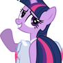 Bye Bye Twilight Sparkle Vector