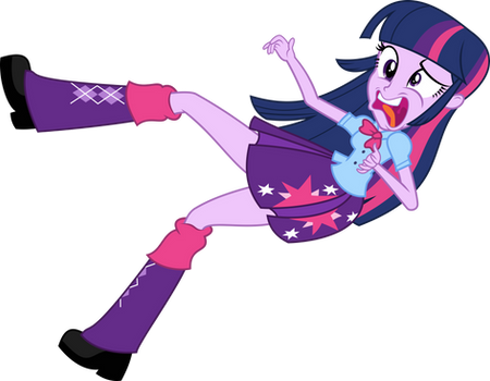 Falling Twilight Sparkle Equestria Girls