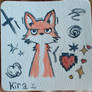 Watercolour test fox