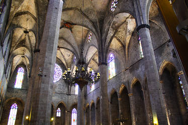 Inside Catedral de Barcelona