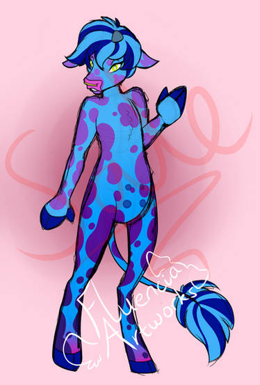 Blue FemCow Adoptable (open)