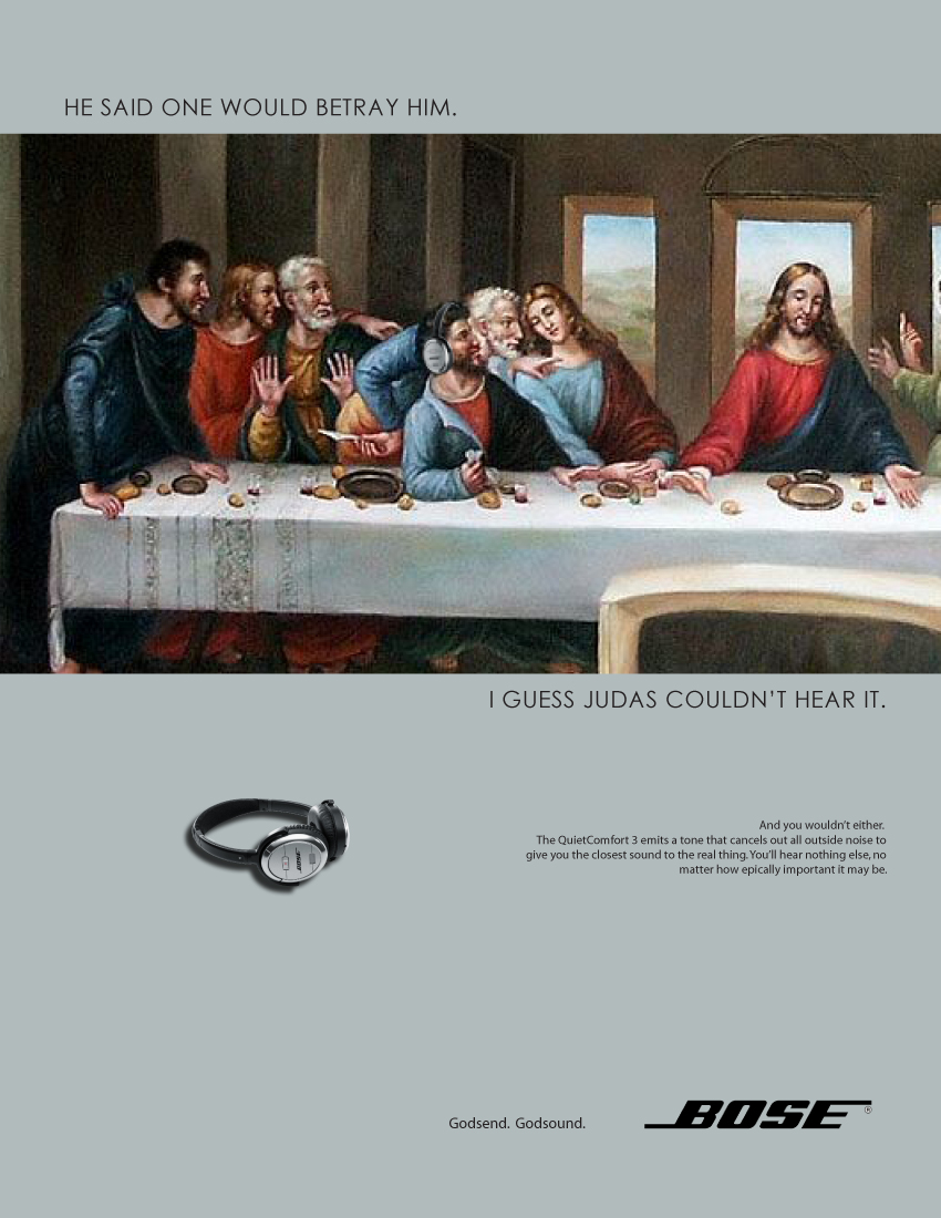 Bose QC3 Campaign: Judas